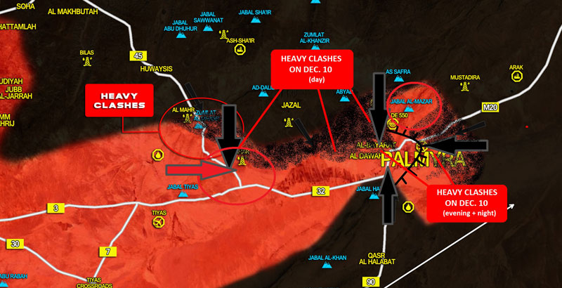 Extremal Situation near Palmyra (Events & Analysis)