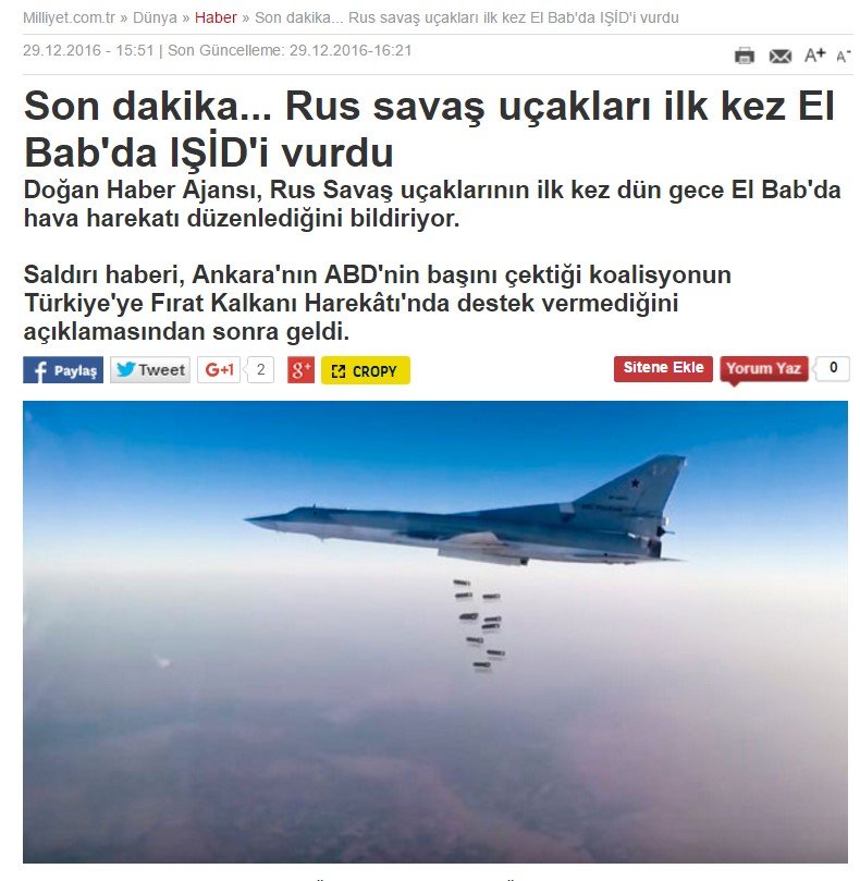 A screenshot from http://www.milliyet.com.tr/