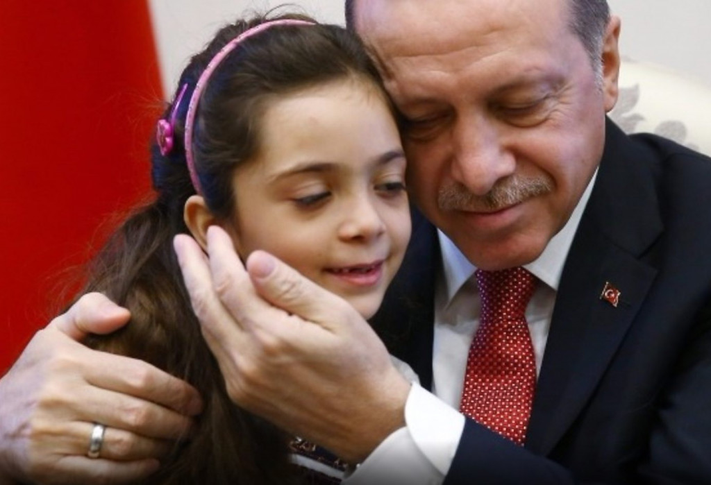 Erdogan Meets With "7yo Girl Blogger" Exploited By Militants To Spread Propaganda From Aleppo