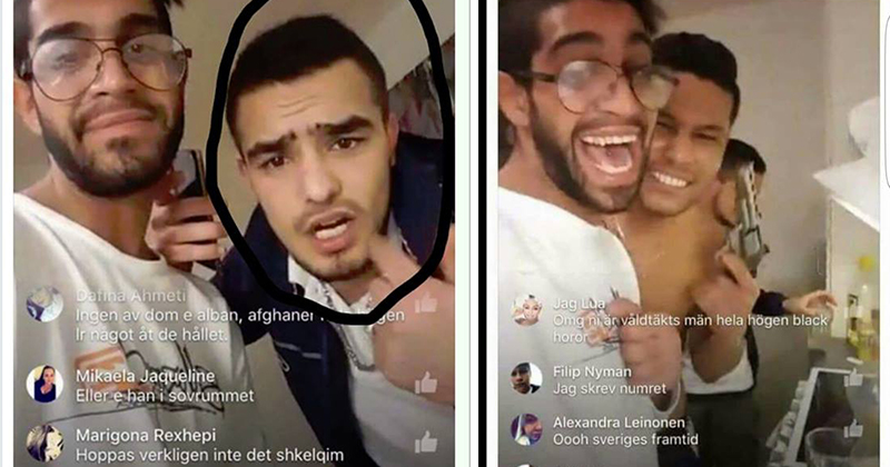 Sweden: Immigrants Arrested After 'Gang-Raping Woman on Facebook Live
