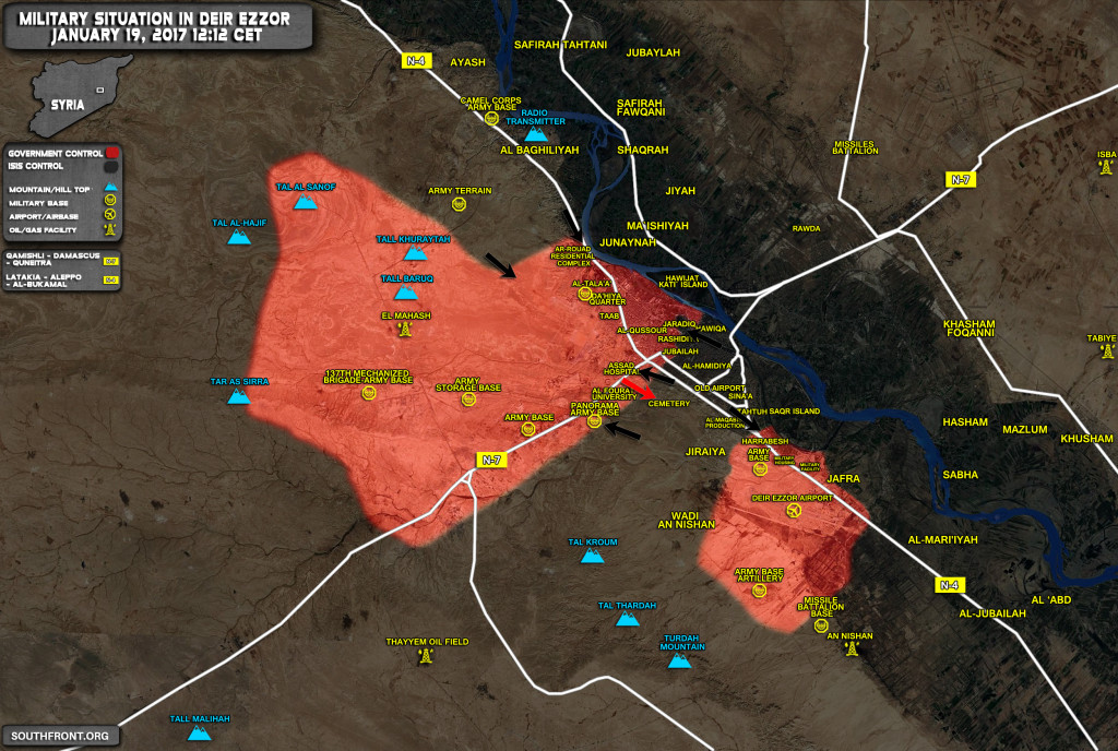 Clashes Continue In Deir Ezzor. Russian Plane Drops Supplies To Government-Held Area