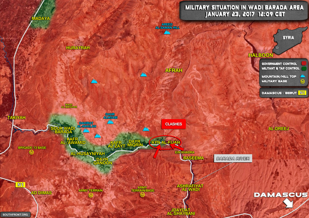 Over 2,600 Laid Down Arms In Wadi Barada Northwest Of Damascus