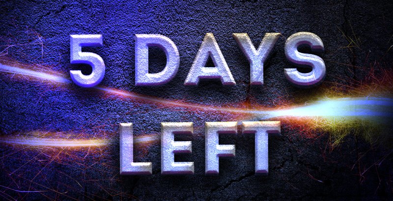 5 days left (3)