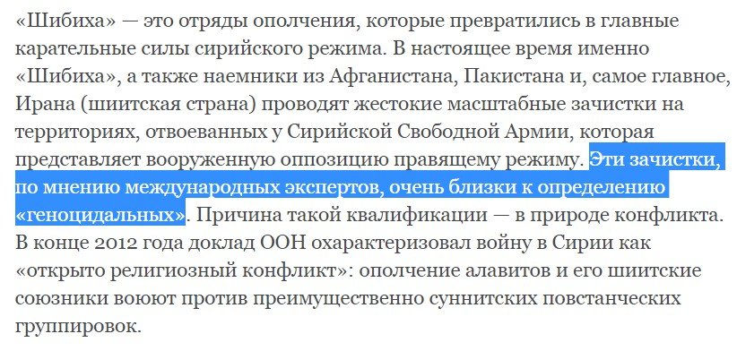 A screenshot of Novaya Gazeta's article