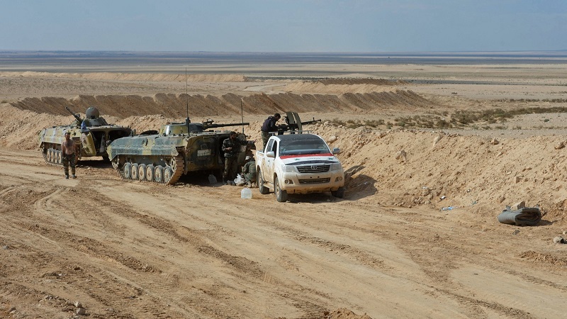 Syrian Army, Backed By Russian Aerosapce Forces, Pushing Towards Palmyra