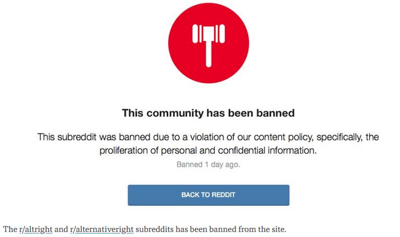 Reddit Bans 3 Alt-Right Forums as Users Blast ‘Leftist Intolerance’