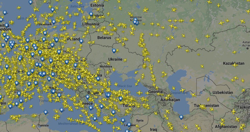How International Airlines Act in Sky of Eastern Europe