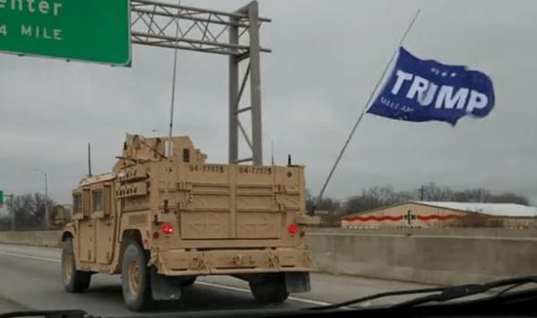 Navy Punishes "Special Warfare Unit" For Flying Trump Flag In Military Convoy