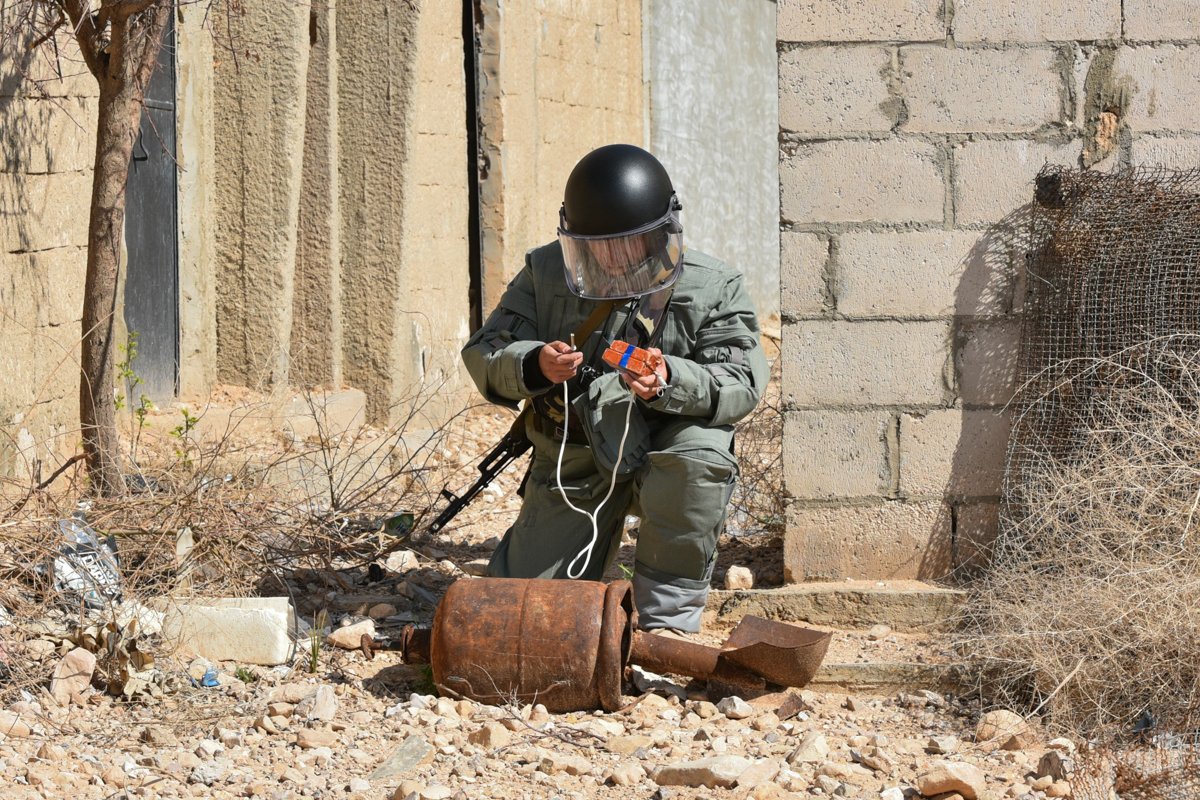 Russian Servicemen Finished Removing IEDs In Palmyra