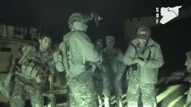 Kurdish fighters west of Raqqah