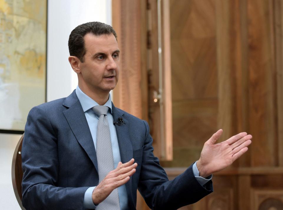 Syrian President Bashar al-Assad SANA/HANDOUT VIA REUTERS