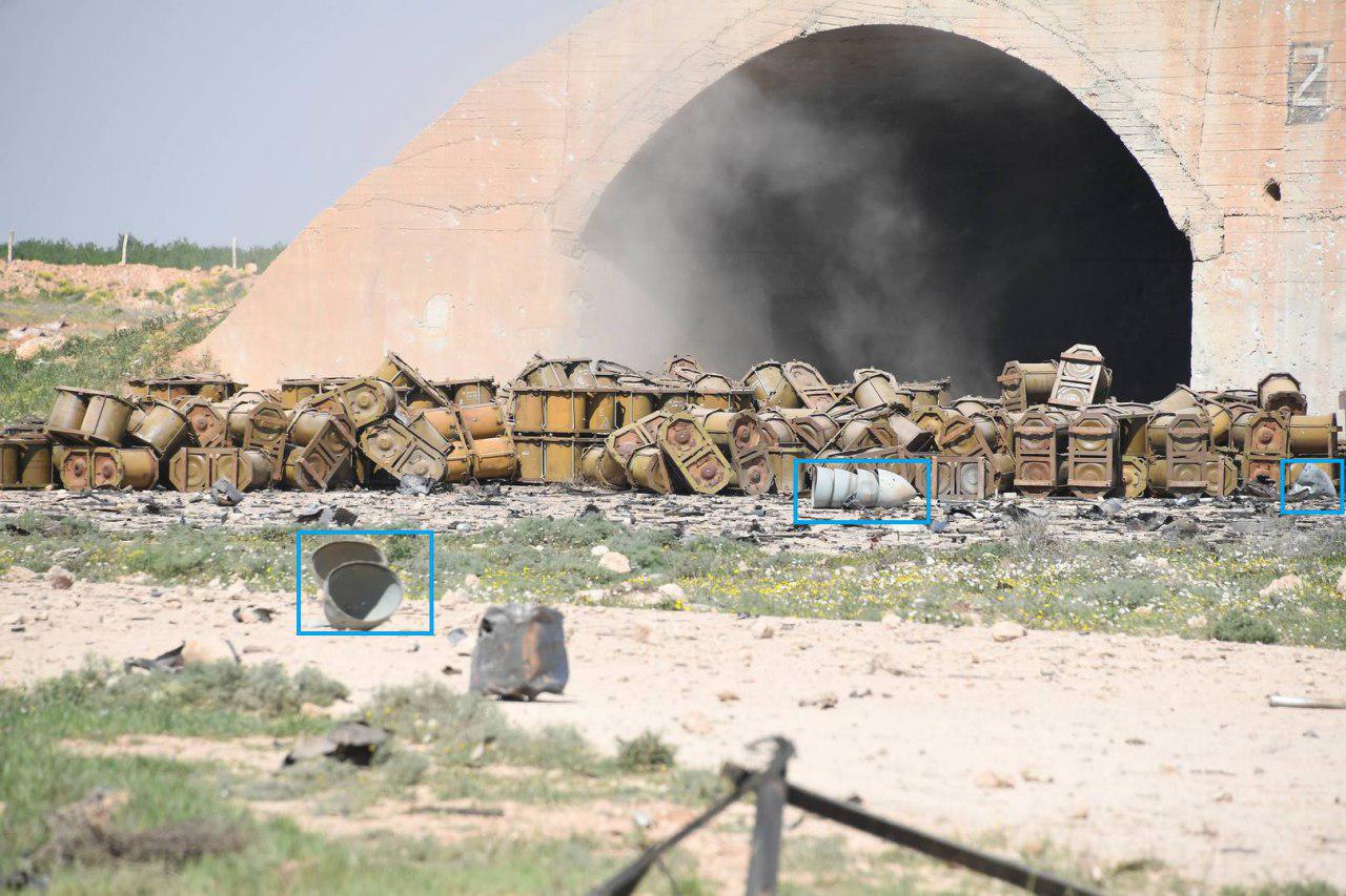 Alleged part sof RBK near the containers