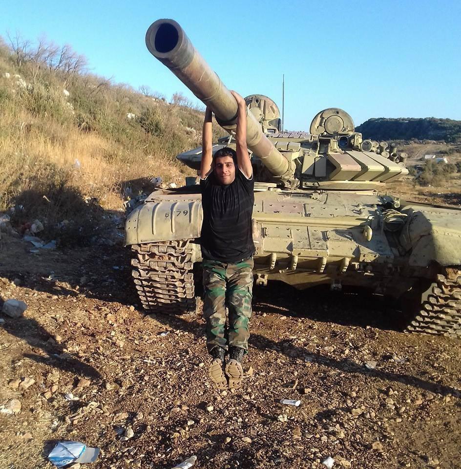 T-72B1 belonging to the Desert Hawks
