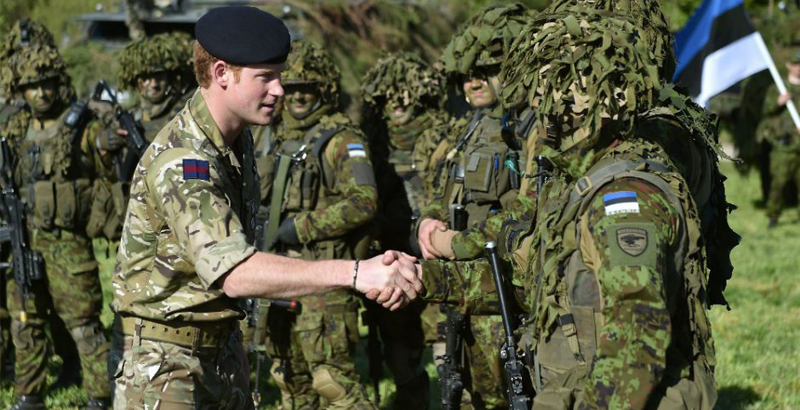 Estonian Military Move to Tents Ceding Barracks to NATO Allies