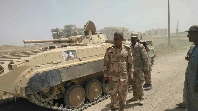 Iraqi troops are in western Mosul