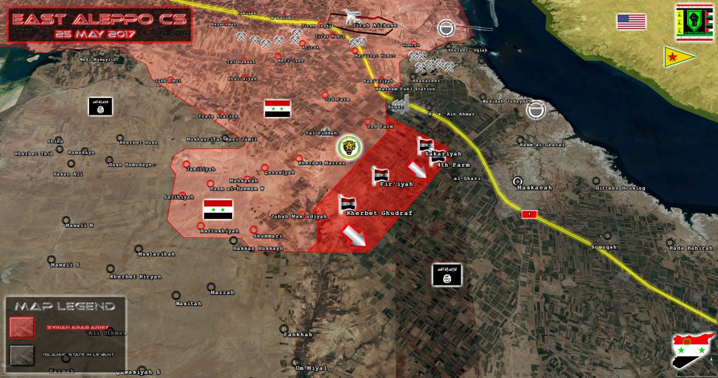 Tiger Forces Encircling ISIS-held Town Of Maskanah In Aleppo Province