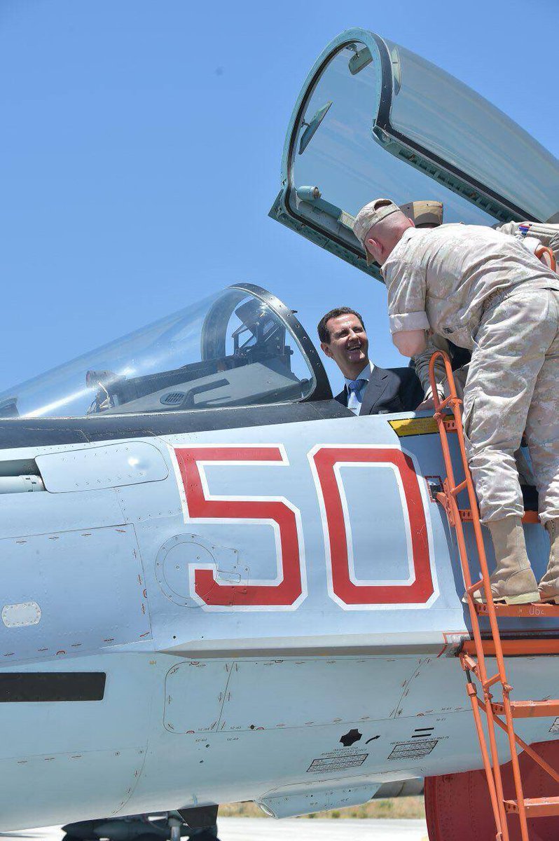 President Assad Visited Russian Khmeimim Air Base In Syria (Photo Report, Video)