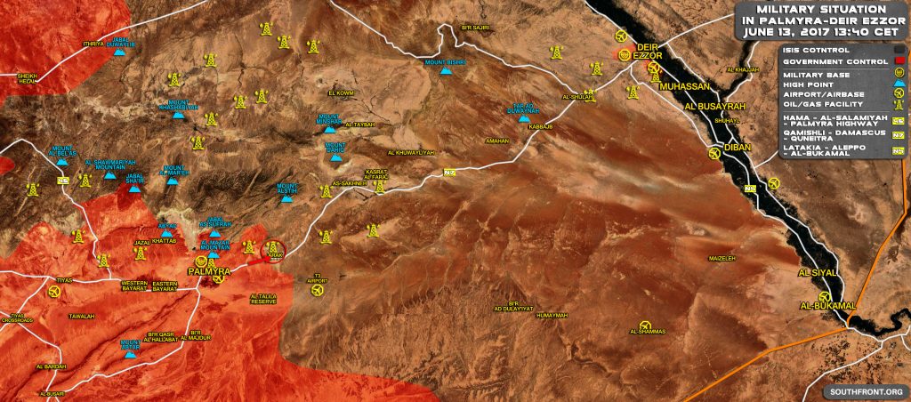 Arak Town And Arak Gas Field Liberated By Government Forces - Reports