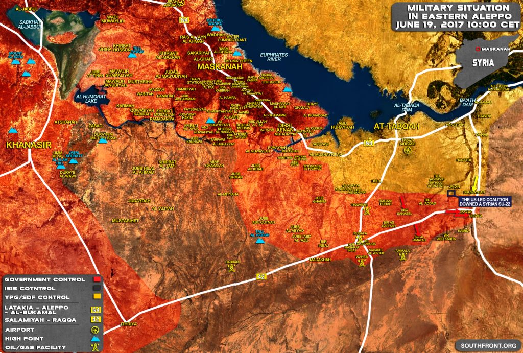 Syrian Army Captures Strategic Crossroad Town Of Resafa In Raqqah Province (Map)