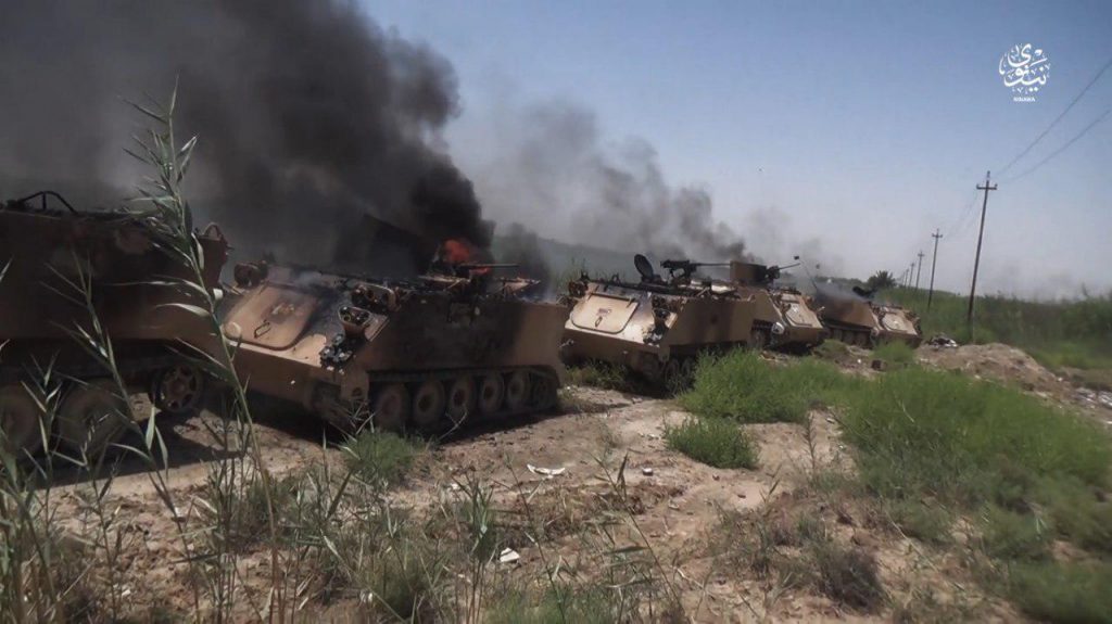 ISIS Means And Measures Against Armoured Vehicles - Photos