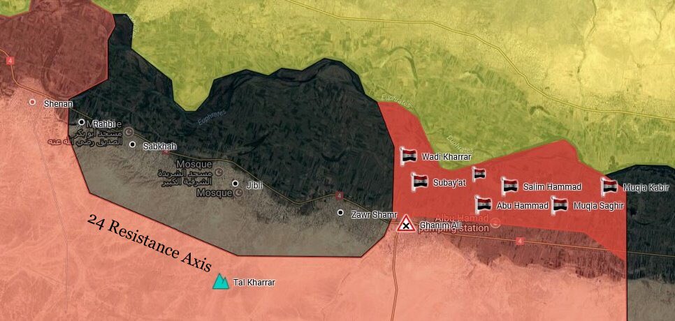 Government Forces Fully Encircled ISIS Terrorists In Sabkah Area (Map)