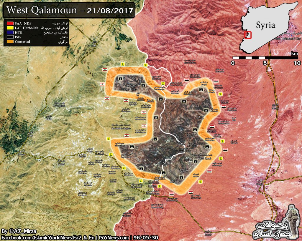 ISIS Retreats From 6 More Villages At Syrian-Lebanese Border (Map)