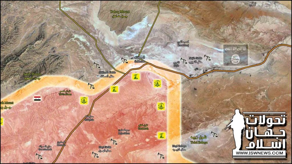 Government Forces Storming Sukhna Town And Gas Field (Map)