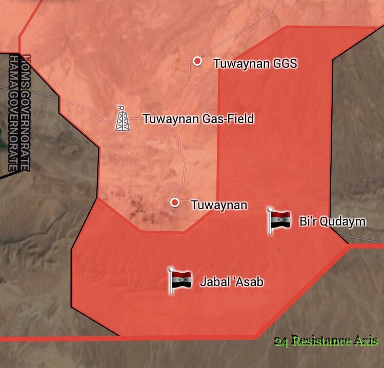 ISIS Retreats From Two More Areas In Eastern Homs (Map)