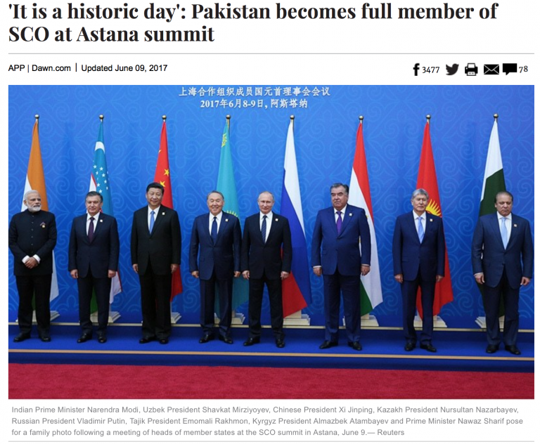 Historic Shift in Geopolitical Alignments: India and Pakistan Join Shanghai Cooperation Organization (SCO)