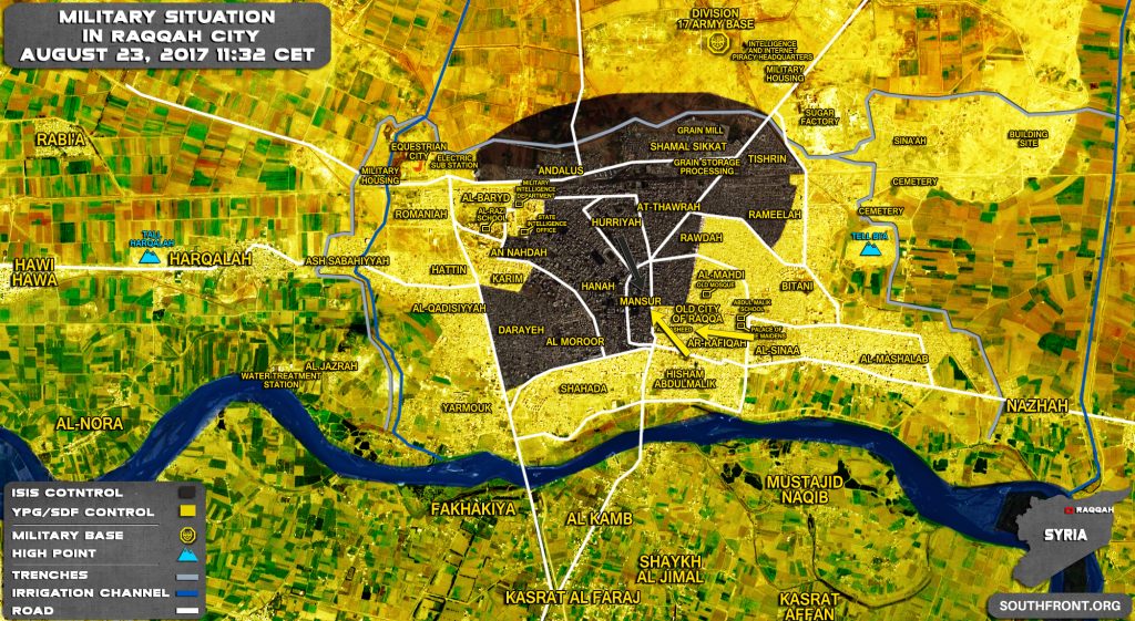 US-backed SDF Captures al-Rasheed Neighborhood In Raqqah City - Reports