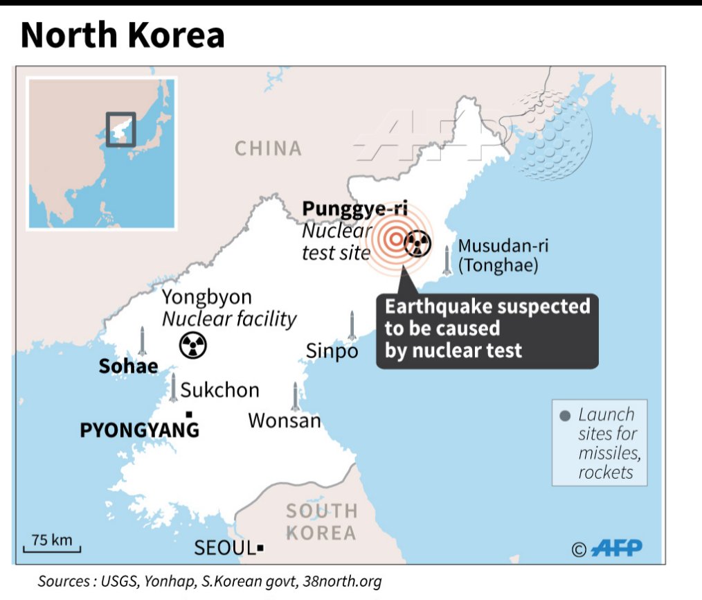 North Korea Tested Hydrogen Bomb Which Can Be Used For ICBM Purposes