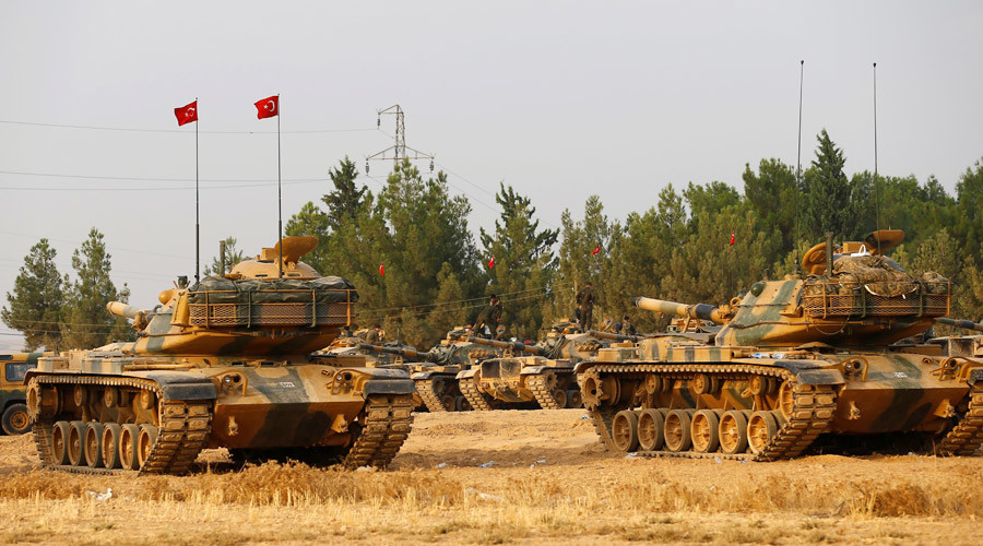 Turkish Tanks Storm Northeastern Syrian Town To Stop Deadly Clashes Among Militants (Videos)