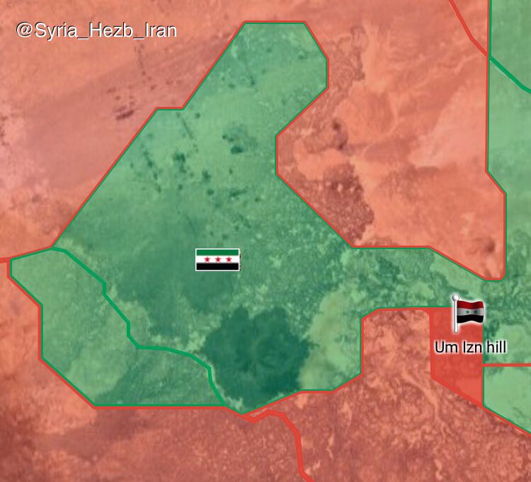 Government Troops Liberate 135km2 In Southeastern Syria (Map)