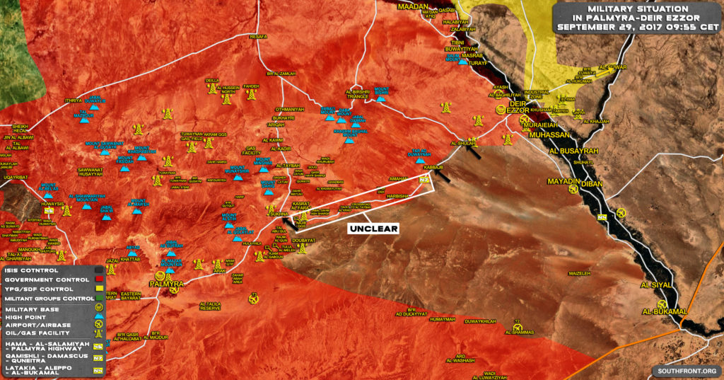 ISIS Storming Strategic Government-Held Town Of Al-Sukhna At Palmyra-Deir Ezzor Highway (Map)