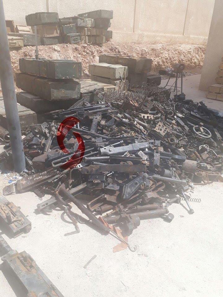 Army Seized Drone Factory, Large Number Of Weapons And Ammunition From ISIS In Uqayribat Area (Photos)
