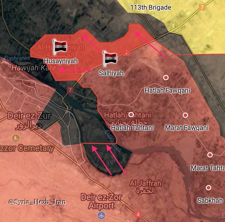 In Maps: Syrian Army's Gains North And East Of Deir Ezzor City