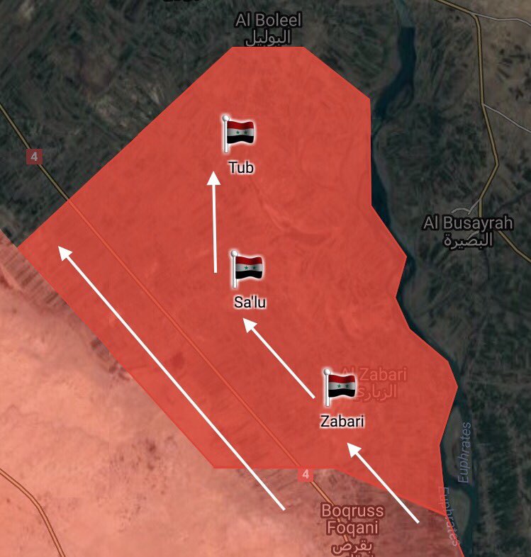 Syrian Army Clearing Euphrates Bank Between Deir Ezzor And Mayadin From ISIS (Maps)