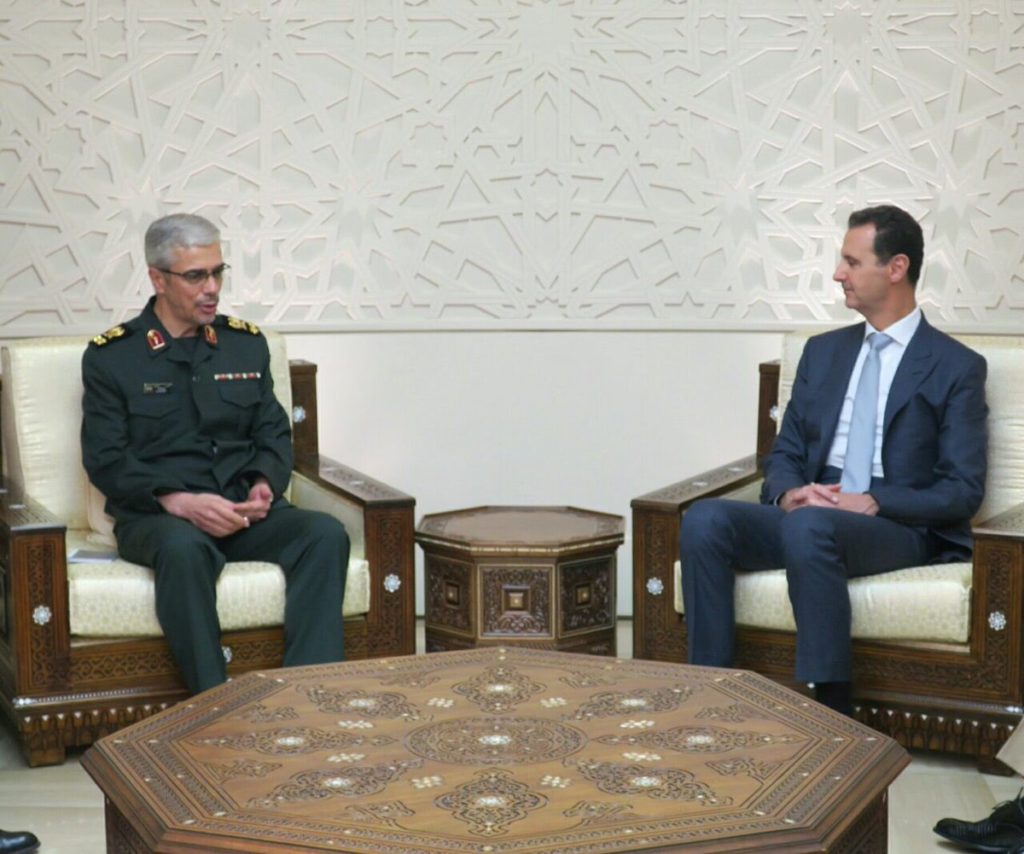 Iranian Chief Of Staff Met With Syrian President