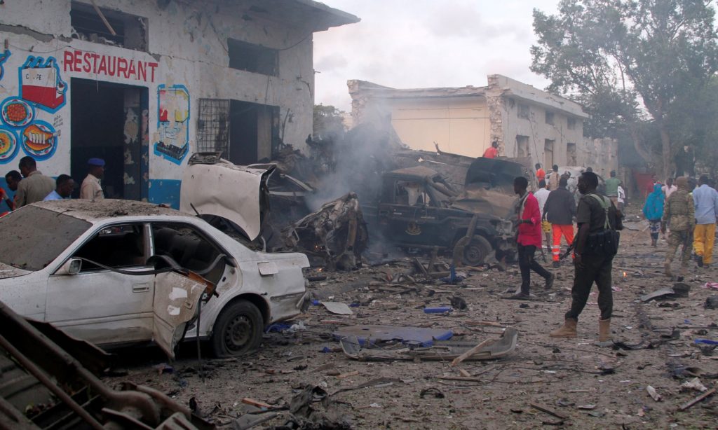 Series Of Terrorist Attacks Continues In Somali: Dual Bombing Kills At Least 13 People In Mogadishu