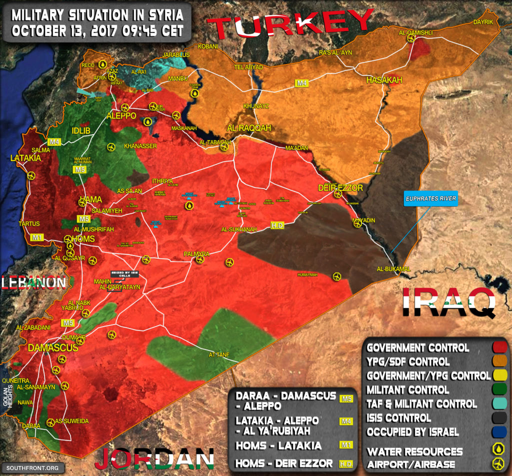 Military Situation In Syria As Turkish Armed Forces Enter Idlib Province (Map Update)