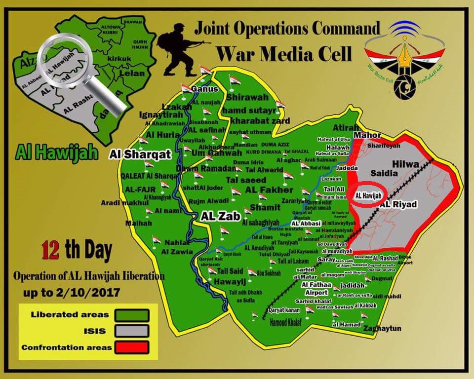 Iraqi Army Captures Strategic Fatha Area Southwest of Hawija (Photos, Videos, Map)