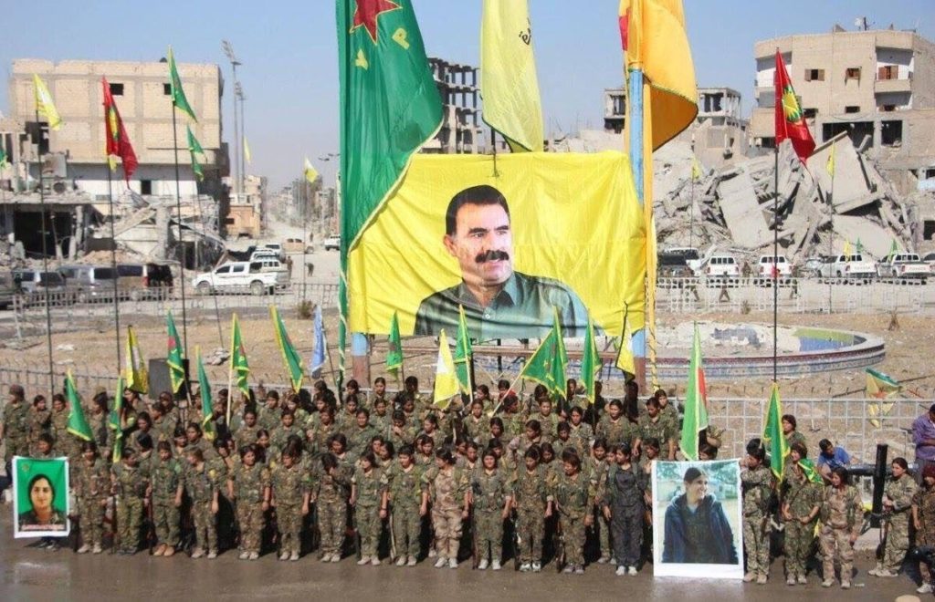 US Embassy In Turkey Denounces Ocalan Banner Raised By SDF In Raqqa