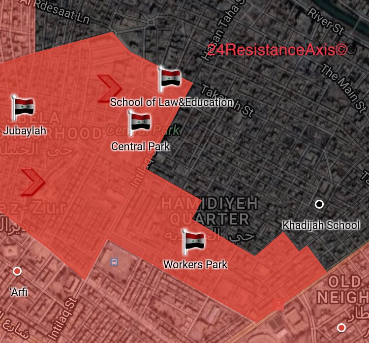 Syrian Troops Expel Militants From More Area In Deir Ezzor City (Map)