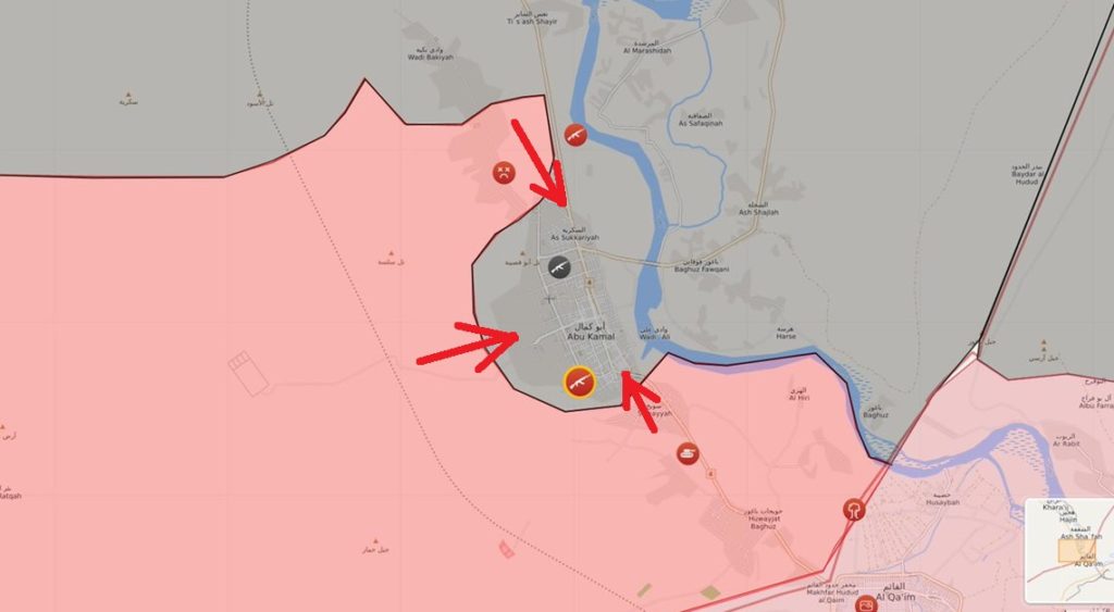 Syrian Army, Hezbollah, IRGC Storming Al-Bukamal From 3 Directions