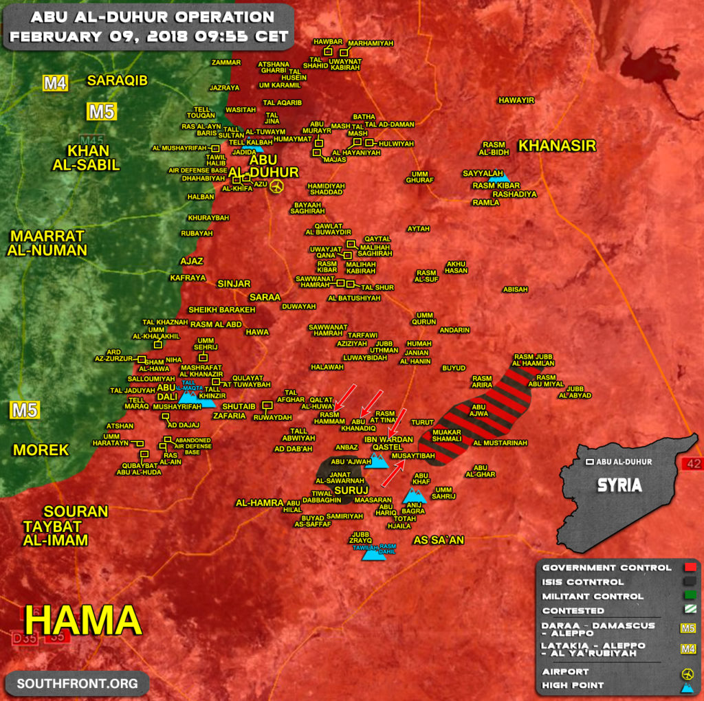ISIS Defense Fully Collapsed In Northeastern Hama Pocket (Map)