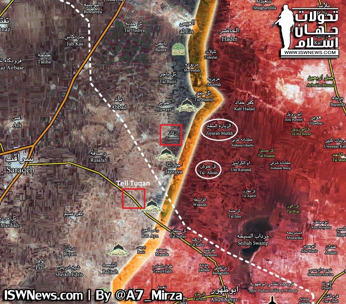 Syrian Army Captures 5 Villages, Deploys Within Only 10km Of Saraqib City In Idlib Province