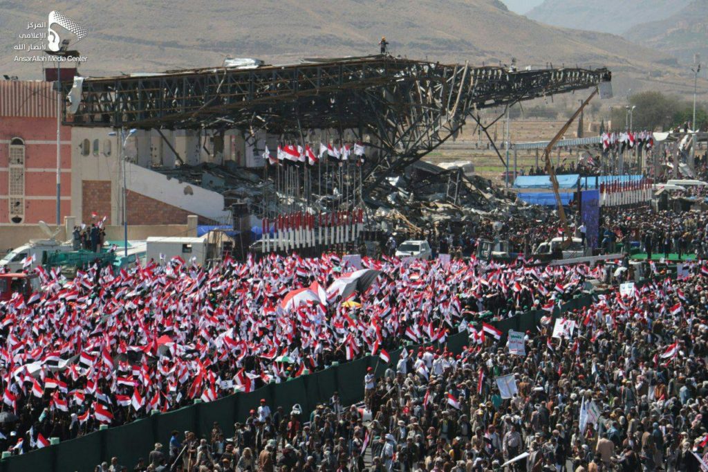 In Photos: Yemenis In Sanaa Protest Against Saudi-Led Intervention In Country