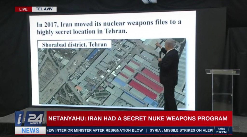 Netanyahu Accuses Iran Of Having Secret Program TO Produce Nuclear Weapons