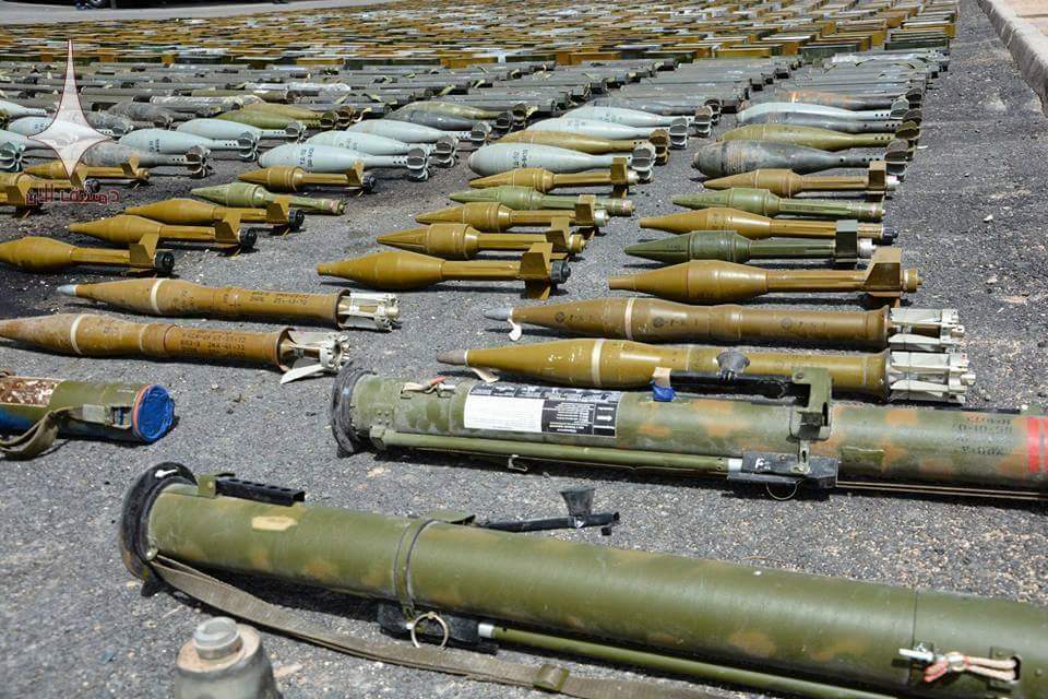 Syrian Military Intelligence Sizes Weapons And Israeli Medicine Shipment Heading To Northern Homs (Photos)