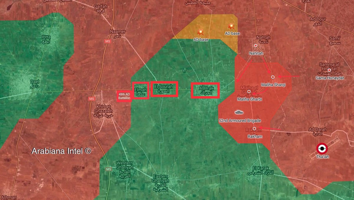 Syrian Military Captures Another Town In Eastern Daraa (Map, Videos)